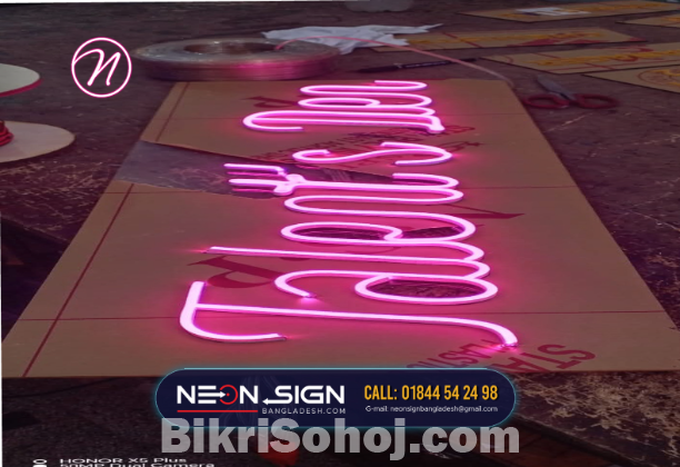 Best LED Neon Sign Company Board Price in Bangladesh